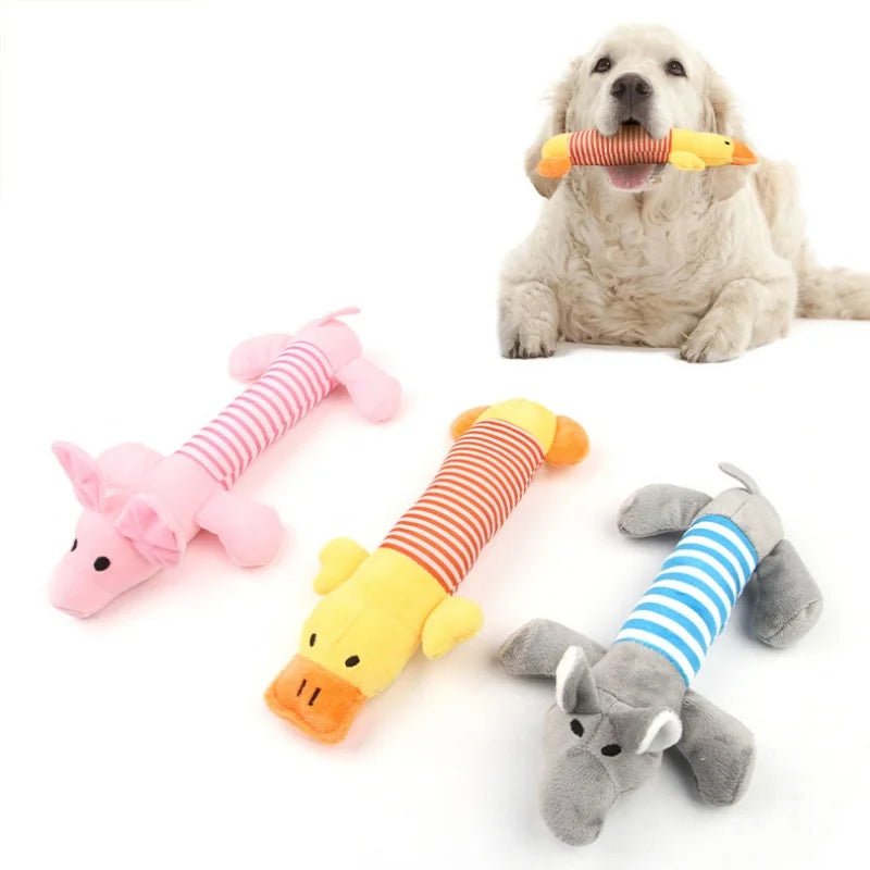 Durable Plush Squeaky Pet Toy
